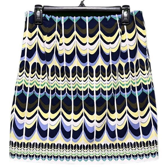 Talbots Women's Patterned A-Line Skirt Lined Multicolor Size 4 - Picture 2 of 7